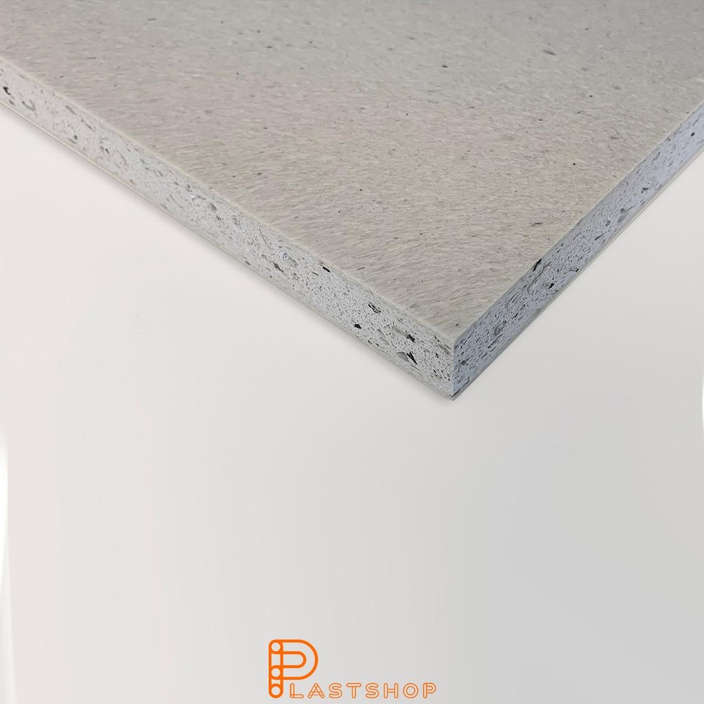 Platta i EKOply 2440x1220x19 mm vit/grå