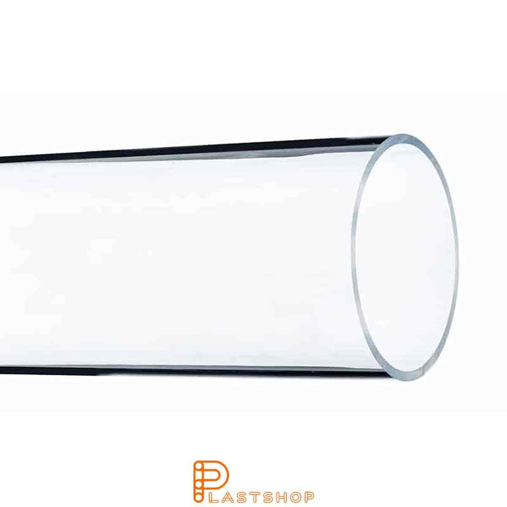 Rör i PMMA E 60/54x2000 mm transparent