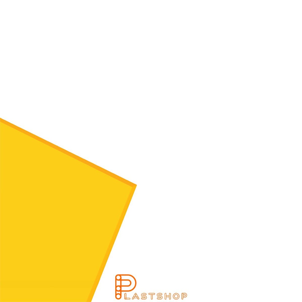 PVC U 2000x1000x3 mm amarillo