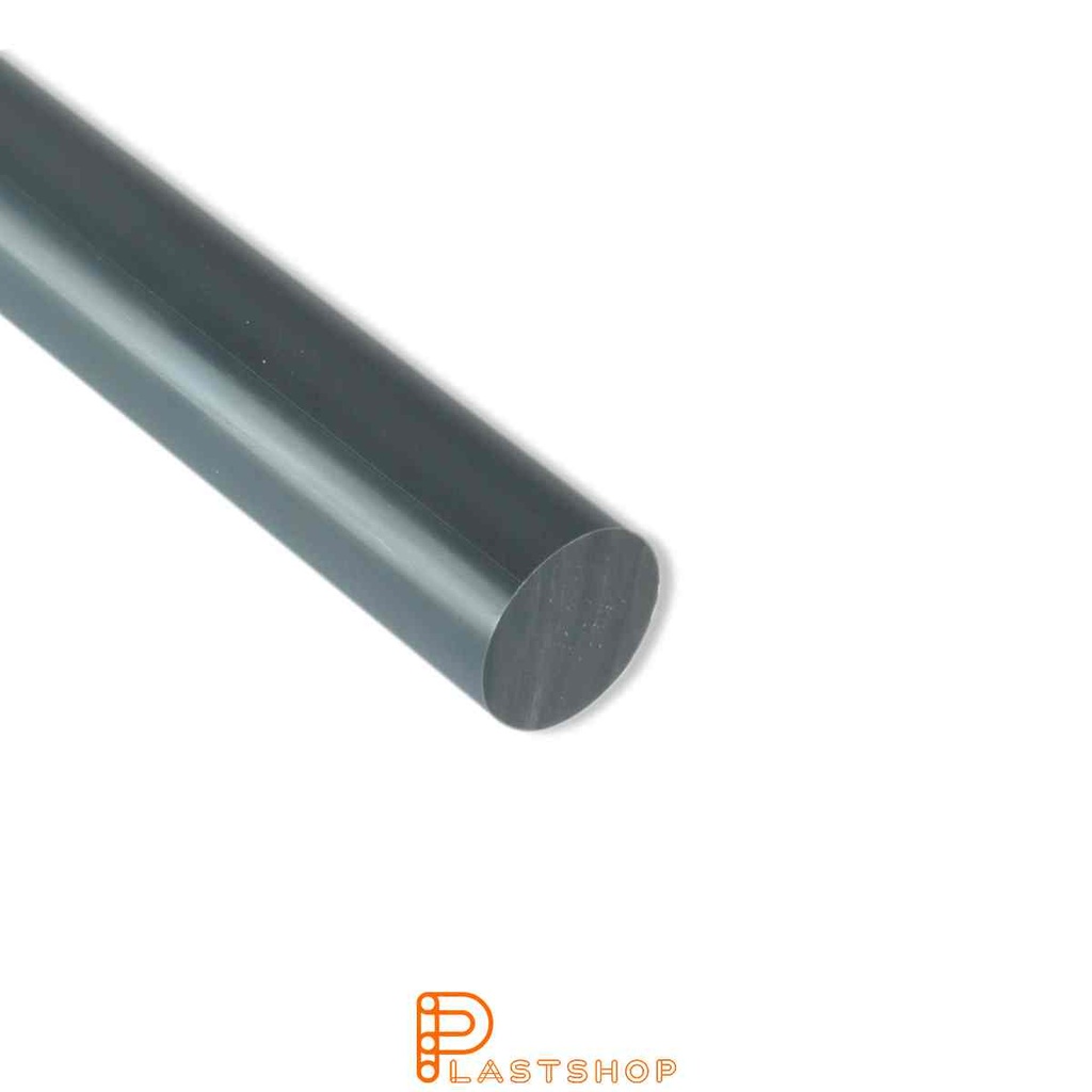 PVC U 18/5x2000 mm grey