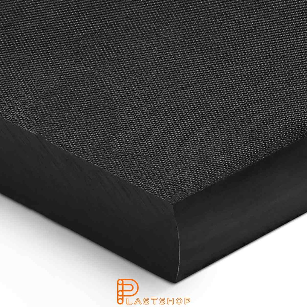 Platta i PVDF 3000x610x90 mm svart