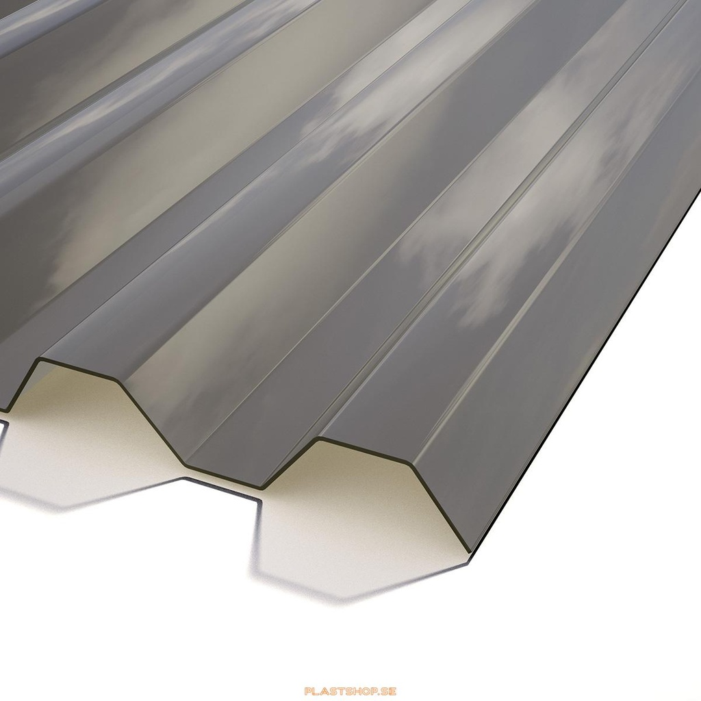 Suntuf corrugated plastic 76/18 2500x1260 mm smoked