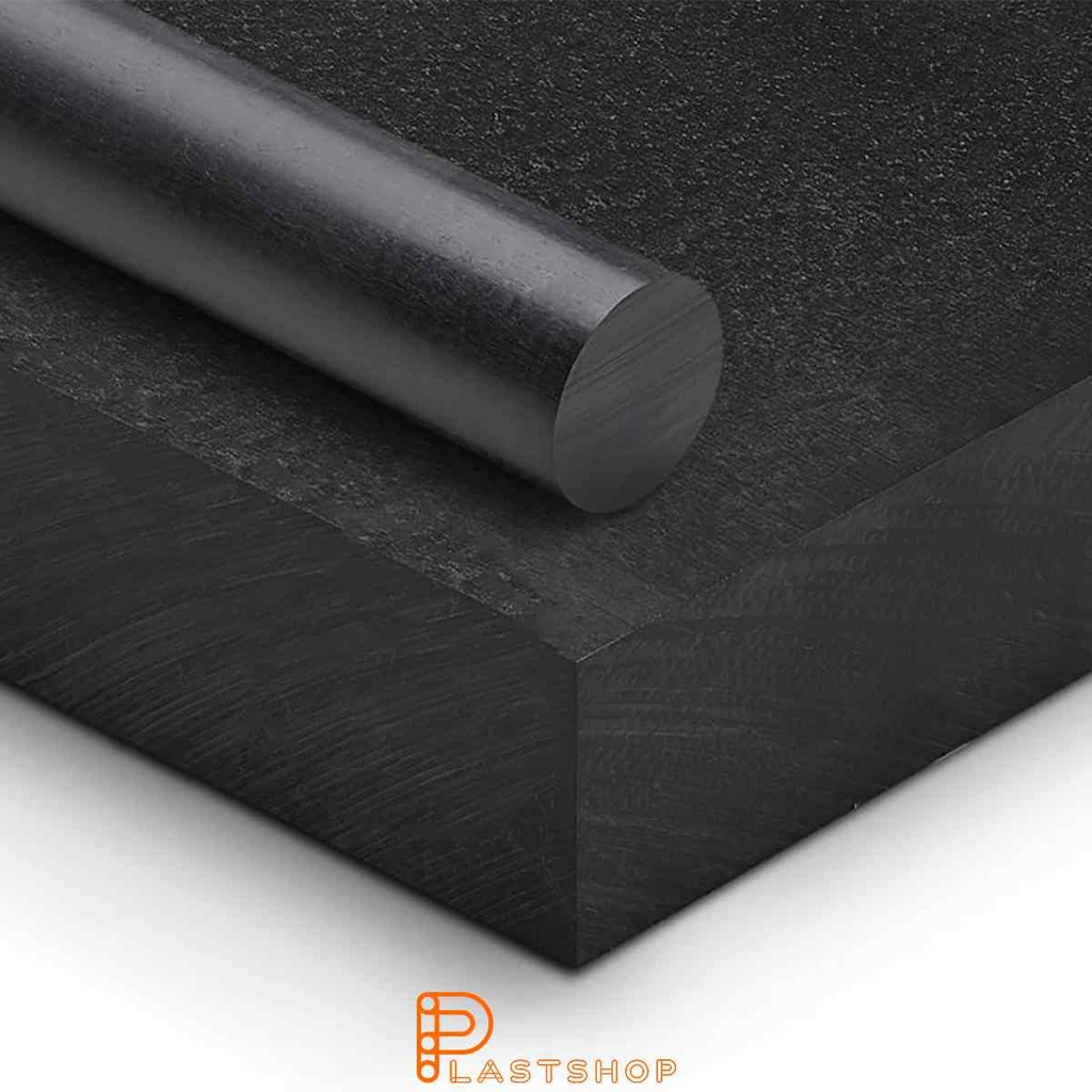 PEEK 125x3000 mm black