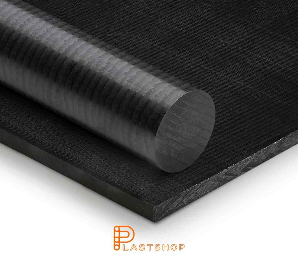 POM C 165x1000 mm black