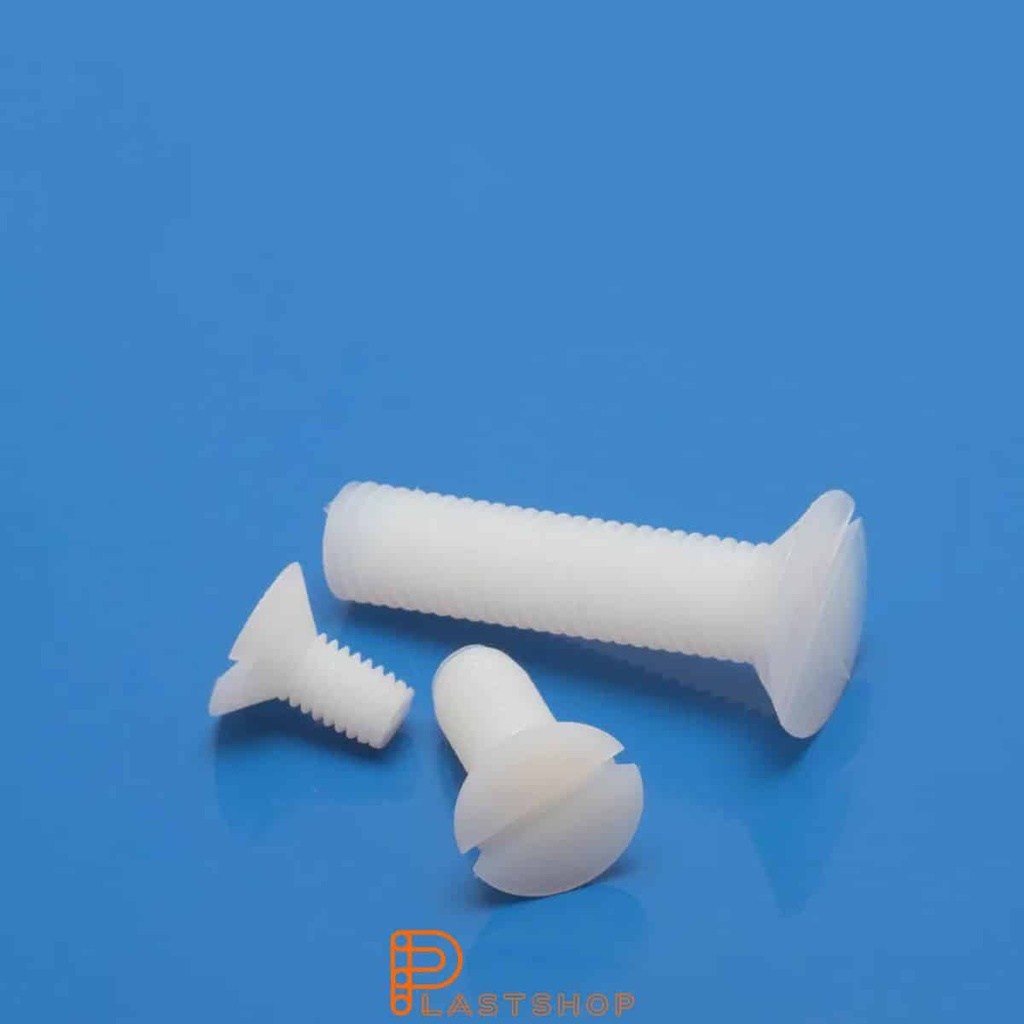 PA6 upotettu uraspääruuvi M6x40 mm