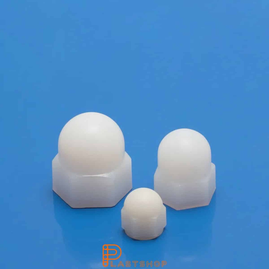PA6 kuppelmutter M3x5,1 mm