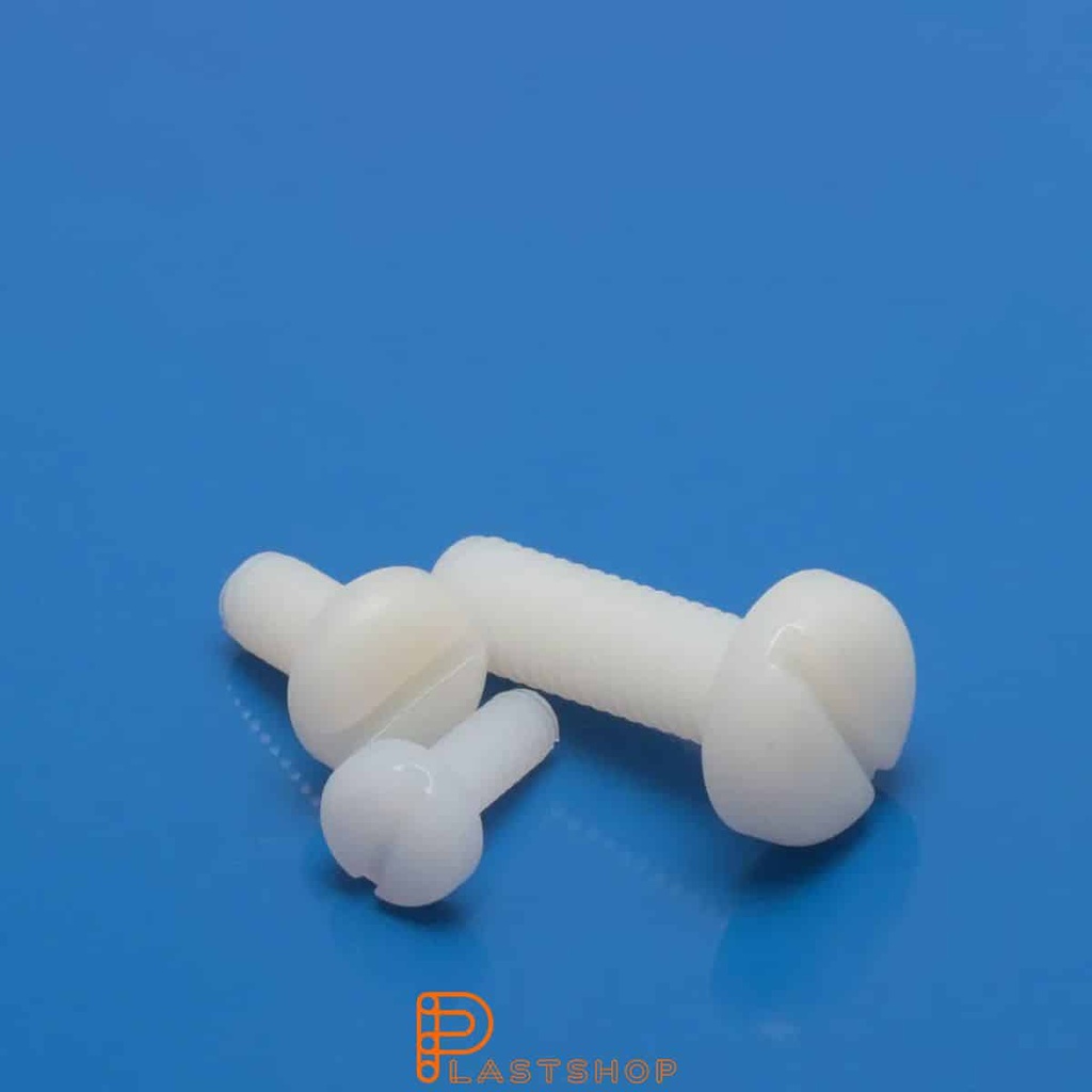 PA6 track screw large cylindrical head M5x30 mm