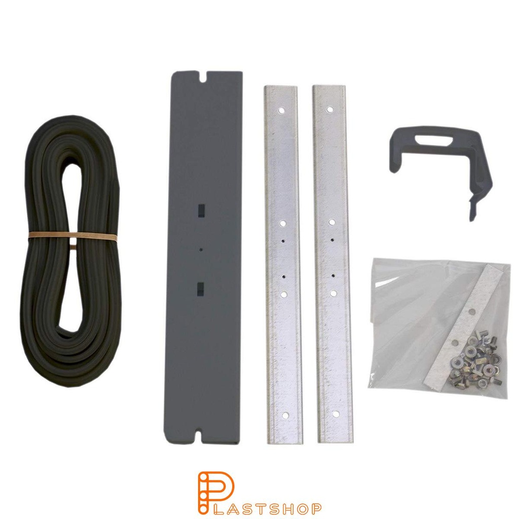 Extension kit Feria/Olympia, complete awning roof, gray