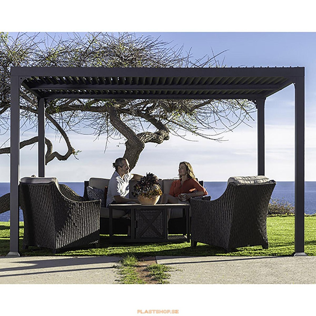 Novara pergola 10,8 m² grey
