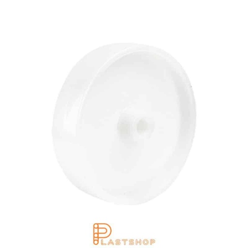 [P2002100] Hjul 150 mm, 180 kg bæreevne, i massiv PA6 i natur farge, glidelager