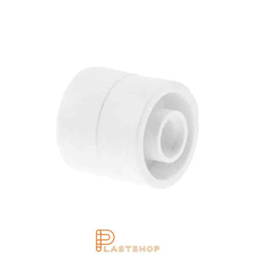 [P2002038] Pyörä 20 mm, 50 kg kantavuus, kiinteä PA6 luonnollisessa värissä, liukulaakeri