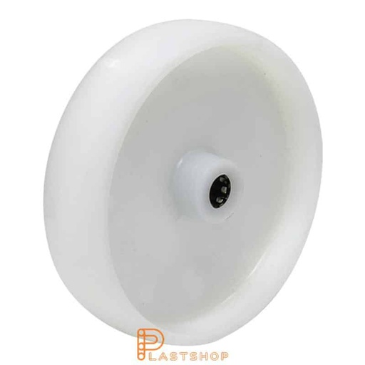 [P2002023] Industrial wheel 160 mm, 350 kg capacity, in solid PA6 in natural color, roller bearing