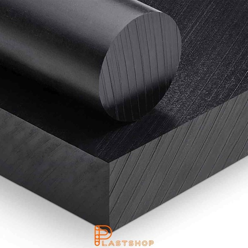 [P1003251] PE-HD 50x2000 mm musta