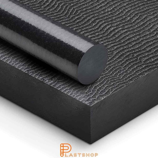 [P1500687] PEEK CF30 25x3000 mm black