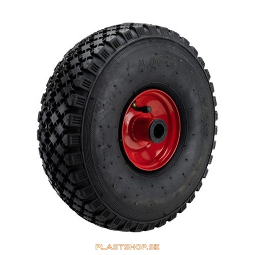 [P2005395] Wheel, wheel diameter 300 mm, hard wheel in solid Luftgummihjul, black color. 200 kg load capacity, roller bearings