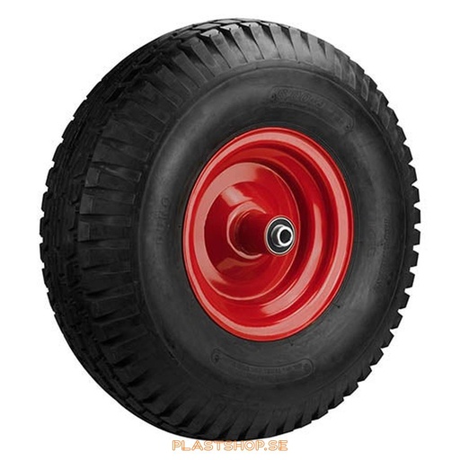 [P2005404] Wheel, wheel diameter 540 mm, hard wheel in solid Luftgummihjul, black color. 780 kg load capacity, dubbla ball bearings